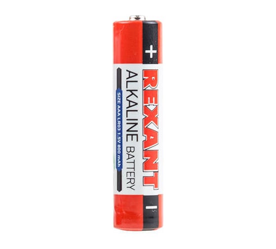 Алкалиновая батарейка REXANT AAA/LR03 1,5 V 30-1011