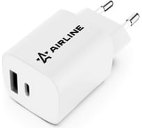 Адаптер питания Airline 220В, Type-C PD + QC 3.0, 20 Вт AEWC001