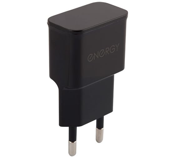 Сетевое зарядное устройство Energy ET-09 цвет - чёрный 006384