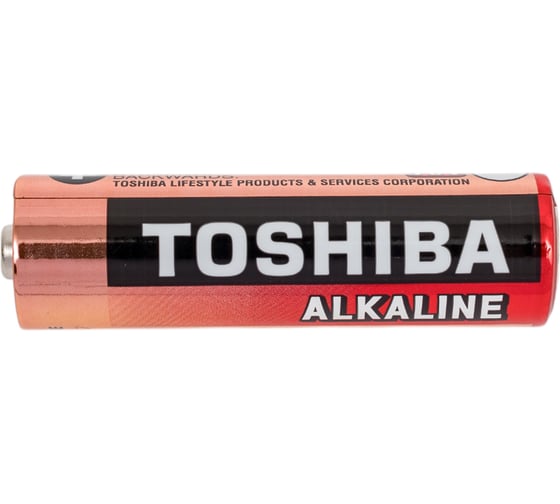 Элемент питания алкалиновый Toshiba LR6 RED 4/card 34540