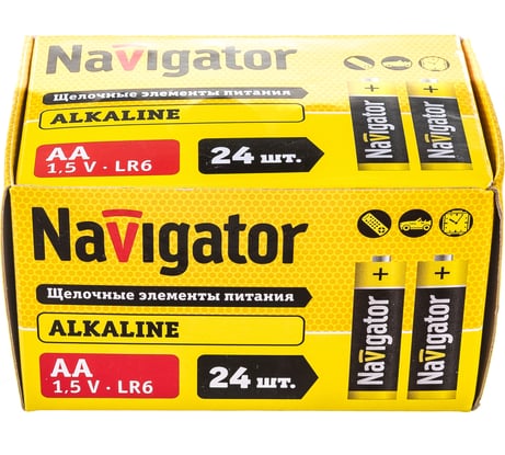 Элемент питания Navigator NBT-NPE-LR6-BOX24 14060