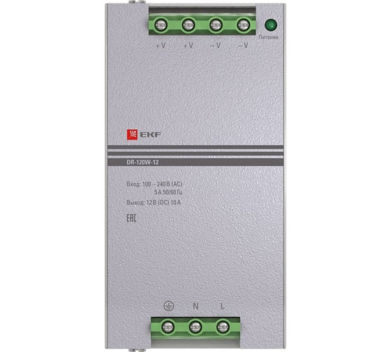 Блок питания EKF 12В DR-120W-12 PROxima dr-120w-12