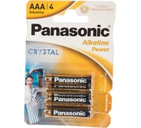 Щелочная батарейка Panasonic LR03 AAA Alkaline 1.5В бл/4