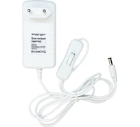 Блок питания (адаптер) Apeyron 24В, 24 Вт, 1А, IP44, коннектор 2.5x5.5мм, пластик, белый / 03-152