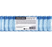 Батарейки алкалиновые ОФИСМАГ "пальчиковые" КОМПЛЕКТ 12 шт., CROMEX Alkaline, AA (LR6,15A), спайка, 456258 34611397