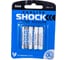 Батарейки Luxlite Shock ААА 4 штуки в блистере BLUE 6974 6