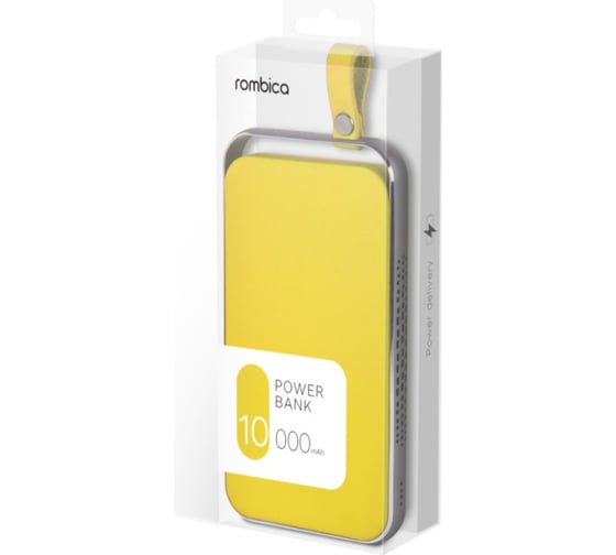 Аккумулятор Rombica NEO Electron Yellow/ 10 000 mAh/ QC/ PD/ FCP/ MTK PE PB5Q05