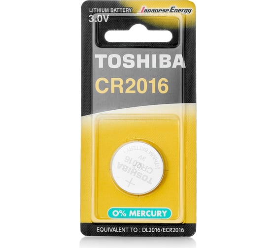 Литиевый элемент питания Toshiba CR-2016 871