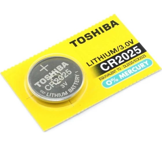 Литиевый элемент питания Toshiba CR-2025 802025