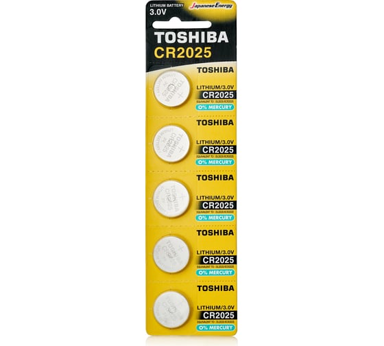 Литиевый элемент питания Toshiba CR-2025 802025