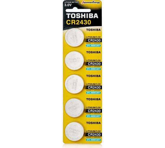 Литиевый элемент питания Toshiba CR-2430 802430