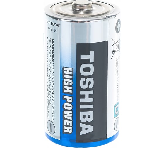 Алкалиновый элемент питания Toshiba LR20 1452