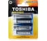Алкалиновый элемент питания Toshiba LR20 1452 1