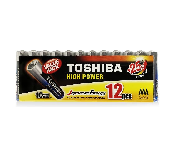 Алкалиновый элемент питания Toshiba LR03 44530