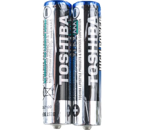 Алкалиновый элемент питания Toshiba LR03 2/shrink 4411