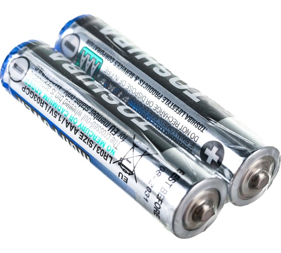 Алкалиновый элемент питания Toshiba LR03 2/shrink 4411