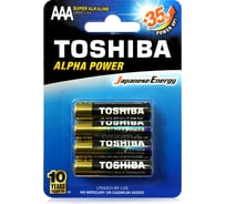 Алкалиновый элемент питания Toshiba LR03 ALPHA POWER 4456 16379453