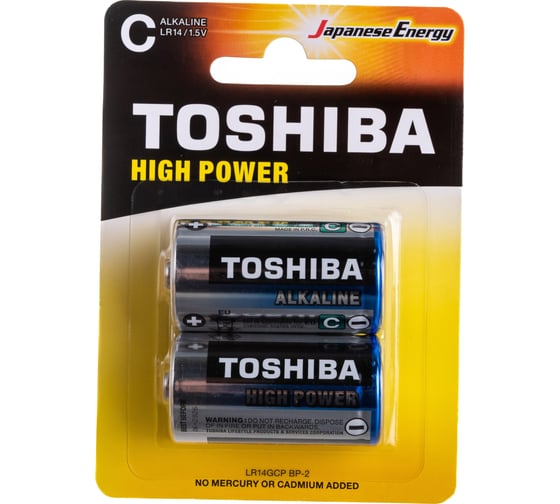 Элемент питания Toshiba алкалиновый LR14 2452