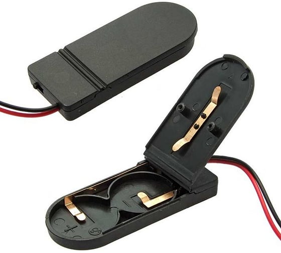 Батарейный отсек Pro Legend  BH CR2032 IP44 чёрный, закрытый PL2754