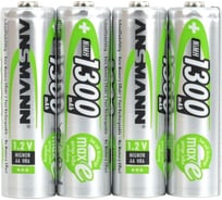 Аккумулятор ANSMANN 5030792 maxE 1300мАч AA BL4 5273