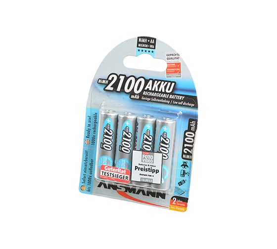 Аккумулятор ANSMANN 5035052-RU maxE 2100мАч AA BL4 15894