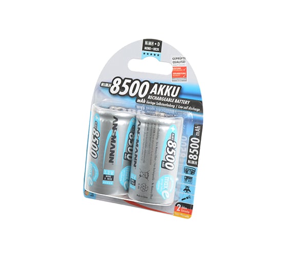 Аккумулятор ANSMANN 5035362-RU maxE 8500мАч D BL2 15900