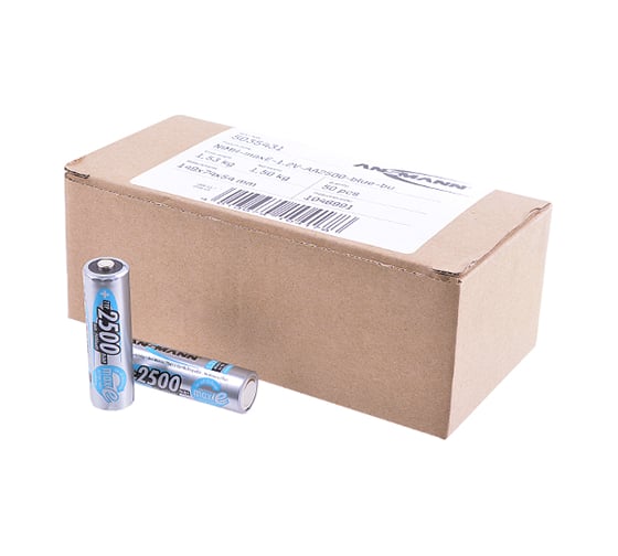 Аккумулятор ANSMANN 5035431 maxE 2500мАч AA bulk, в упак 50 шт 11399