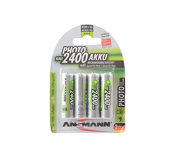 Аккумулятор ANSMANN PHOTO 5030482-RU 2400мАч AA BL4 16704