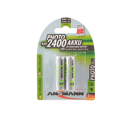 Аккумулятор ANSMANN PHOTO 5030492-RU 2400мАч AA BL2 16705