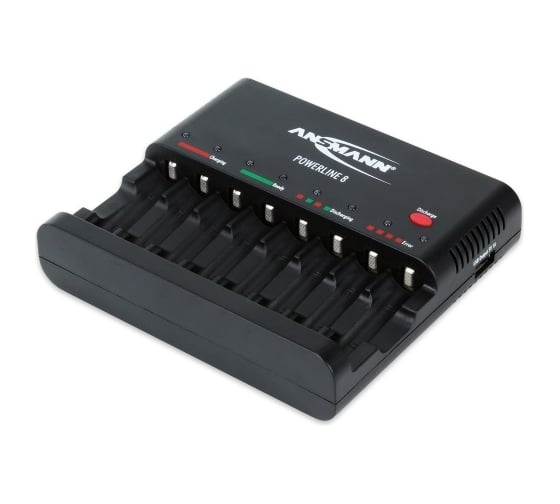 Зарядное устройство ANSMANN 1001-0006 POWERLINE 8 BL1 11576 1