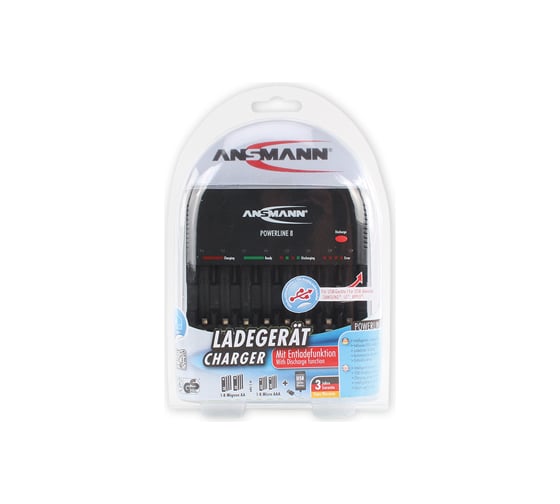 Зарядное устройство ANSMANN 1001-0006 POWERLINE 8 BL1 11576
