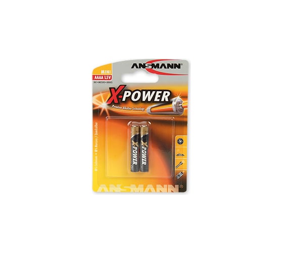 Элемент питания ANSMANN X-POWER 1510-0005 AAAA BL2 11483