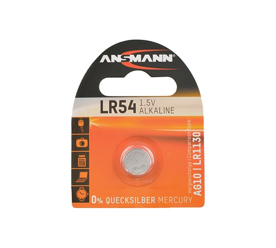 Элемент питания ANSMANN 5015313 LR54 /AG10/ BL1 17067
