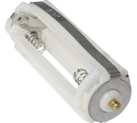 Батарейный отсек Pro Legend  открытый цилиндрический ZH215-2, тип AAAx3, корпус ABS-пластик, белый PL2753