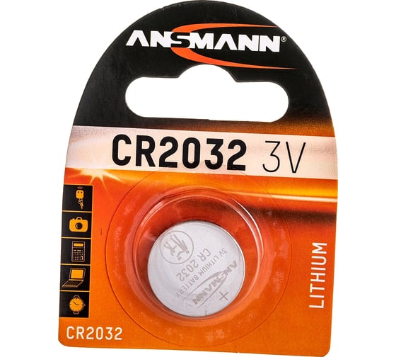 Элемент питания ANSMANN 5020122-RU CR2032 BL1 17243