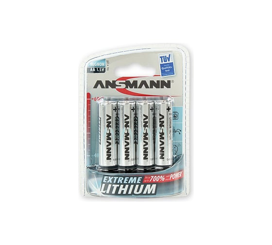 Элемент питания ANSMANN EXTREME LITHIUM 1512-0002 FR6 BL4 9510