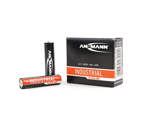 Элемент питания ANSMANN Industrial Alkaline 1501-0009 LR03, в упак 10 шт 14173