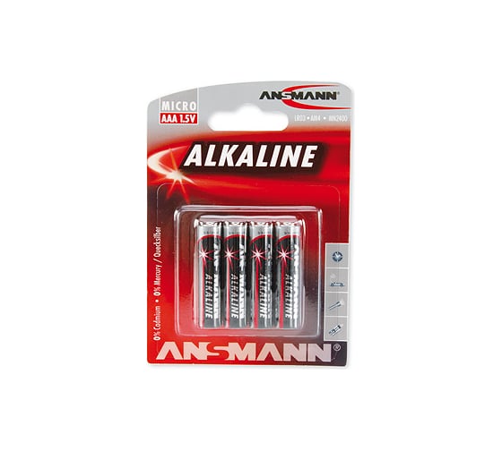 Элемент питания ANSMANN RED 5015553 LR03 BL4 9267