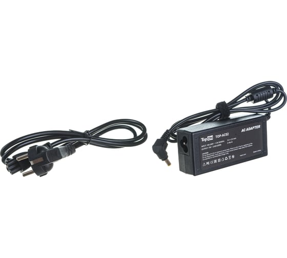 Блок питания для ноутбука Asus TopON 19V 3.42A 5.5x2.5 65W PA-1650-02 TOP-AC02