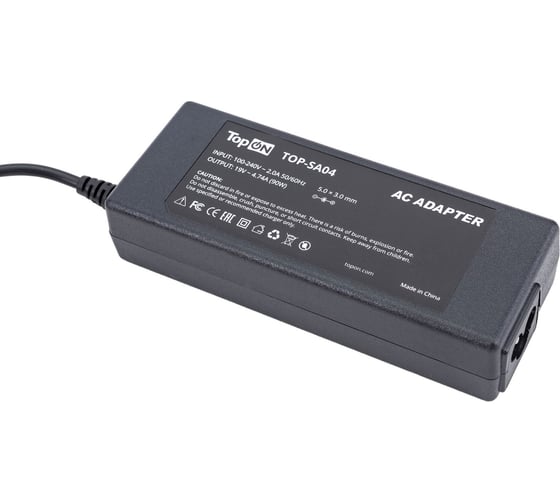 Блок питания для ноутбука Samsung TopON 19V 4.74A 5.5x3.3 90W PA-1900-24 TOP-SA04