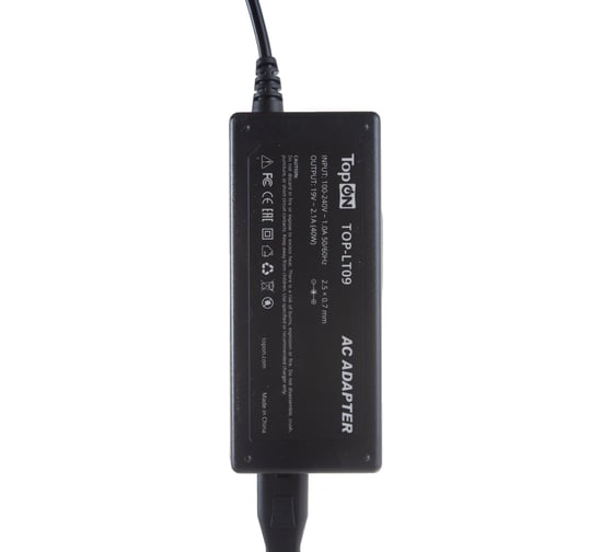 Блок питания для ноутбука TopON 19V 2.1A 2.5x0.7 40W AD6630 TOP-LT09