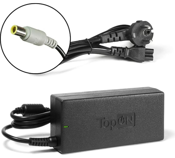 Блок питания для ноутбука Lenovo TopON 20V 4.5A 7.9x5.5 90W PA-1900-54I TOP-IB07 1