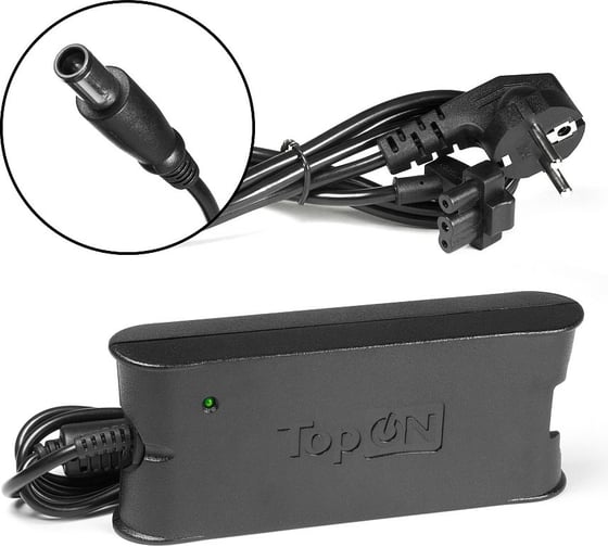 Блок питания для ноутбука Dell TopON 19.5V 3.34A 7.4x5.0 65W DA65NS4-00 TOP-DL09 1