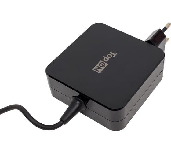 Блок питания TopON 65W кабель Type-C, Power Delivery, Quick Charge 3.0 в розетку, черный TOP-UC65