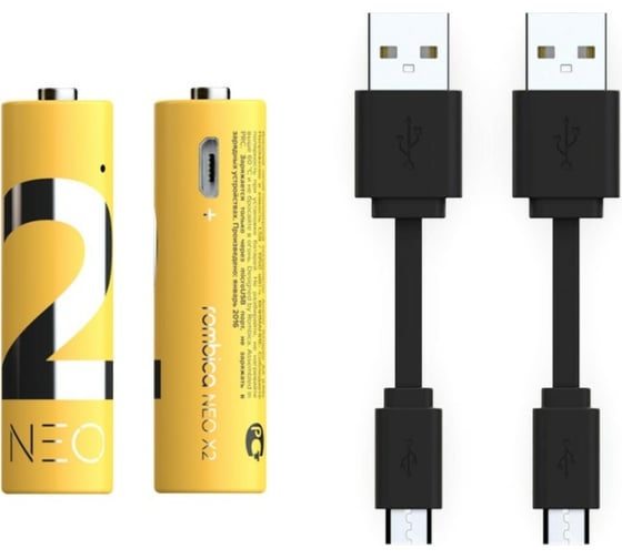 Батарейка Rombica 2 x AA пальчиковые NEO X2 PLB-LR60