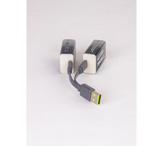 Аккумулятор КОСМОС крона Li-ion 9V 500мАч 2 шт в боксе KOCLi9V650mAh2B