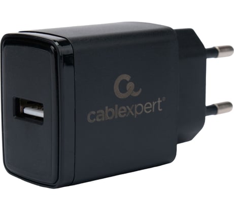 Зарядное устройство Cablexpert 5Вт, 1А, 1хUSB, черный, пакет, MP3A-PC-57
