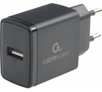 Зарядное устройство Cablexpert 10.5Вт, 2.1А, 1хUSB, чёрный, пакет, MP3A-PC-55