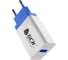 Сетевое зарядное устройство GCR Quick Charge 3.0 3.5 A 1 USB голубой+белый VIV1PI35AUSB-Blue 1