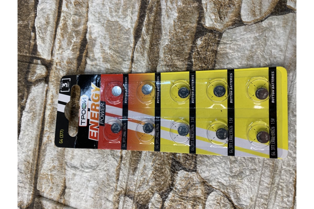 Элемент питания Трофи G4 LR626, LR66 C0034940 - выгодная цена, отзывы ...